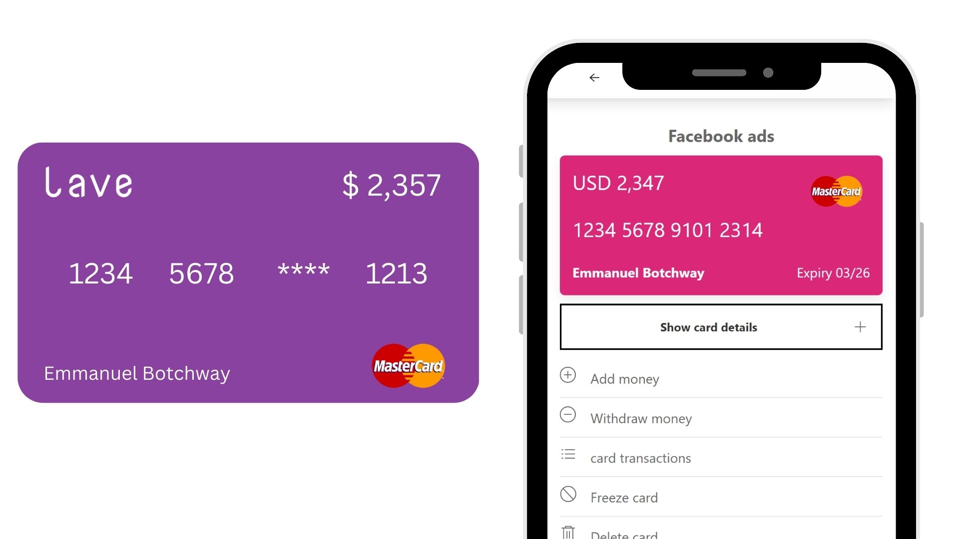 Virtual USD cards 💳