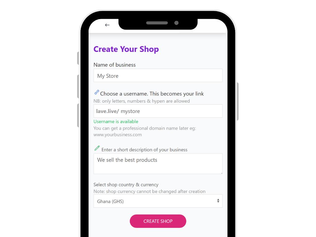 Create Store